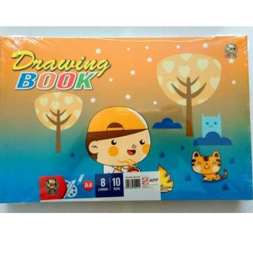 

[KODE PRODUK LCZZ74037] BUKU GAMBAR A4 DODO [PACK -10 BUKU] / DRAWING BOOK MOTIF FANCY
