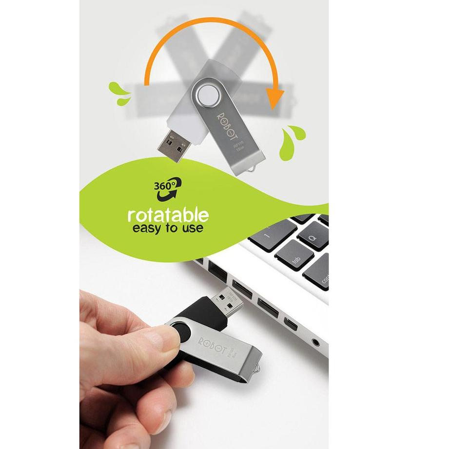Murah Banget USB FD FLASHDISK ORI ROBOT U-DISKS 32GB / 16GB / 8GB / 4GB TERMURAH GARANSI RESMI ROBOT