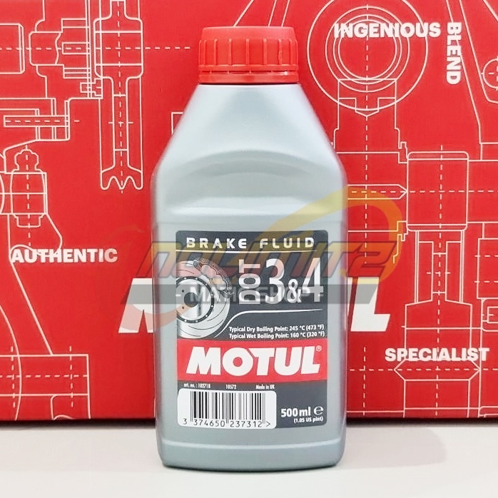 Oli Minyak Rem Motul DOT 3&amp;4 500ml Brake Fluid NMAX Aerox XMAX ADV PCX