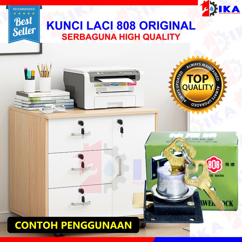 KUNCI LACI 808 ASLI (Foto Real) Kunci 808 Ori Original Laci Lemari Kicenset Loker Anak Kunci Kuningan Gold Drawer Lock / KUNCI LACI 808 ASLI (Foto Real) PROMO!!