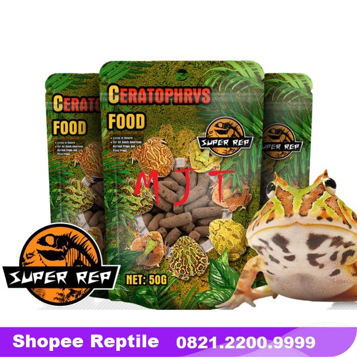 

50g Ceratophrys PacMan Food Makanan Pac Man Frog Instant High Protein SUPER REP
