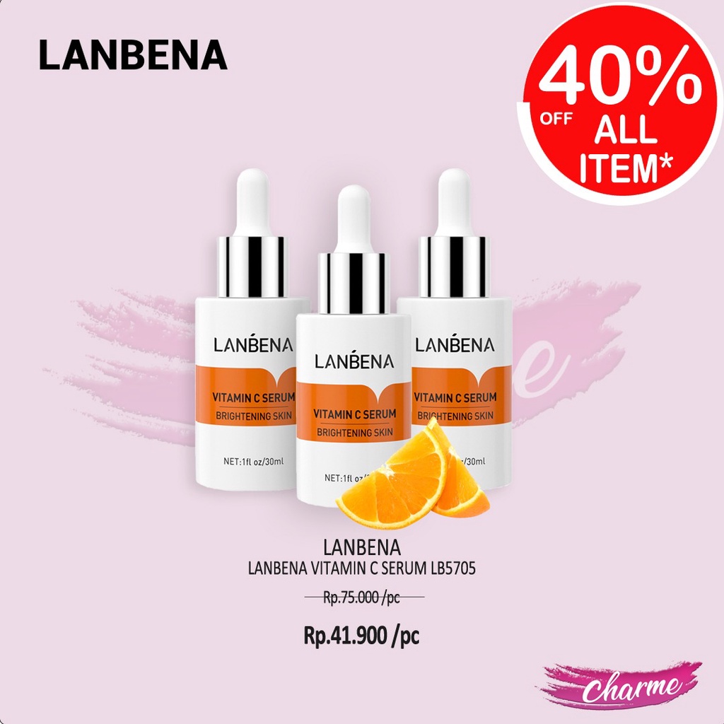 LANBENA VITAMIN C FACIAL CLEANSER SERUM/TONER/SCRUB/ CREAM LB5583 LB5705 LB8652