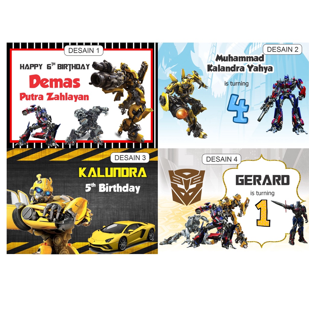 

STIKER LABEL GOODIE BAG BENTO MOTIF TRANSFORMER