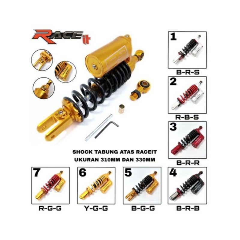 shock raceit race it model yss g series g sport 300mm 310mm 330mm 325mm no coak coak