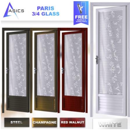 Pintu Kamar Mandi | Pintu Kamar Mandi Alumunium kaca Paris 70x200 asik promo