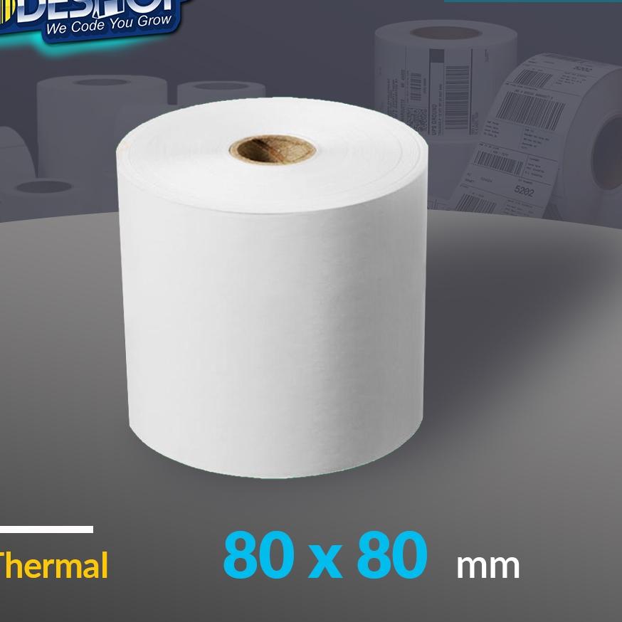 

Harga Bersahabat eshop Kertas Thermal 80 x 80 mm Struk Kasir Receipt Printer Termal 80mm D0S++