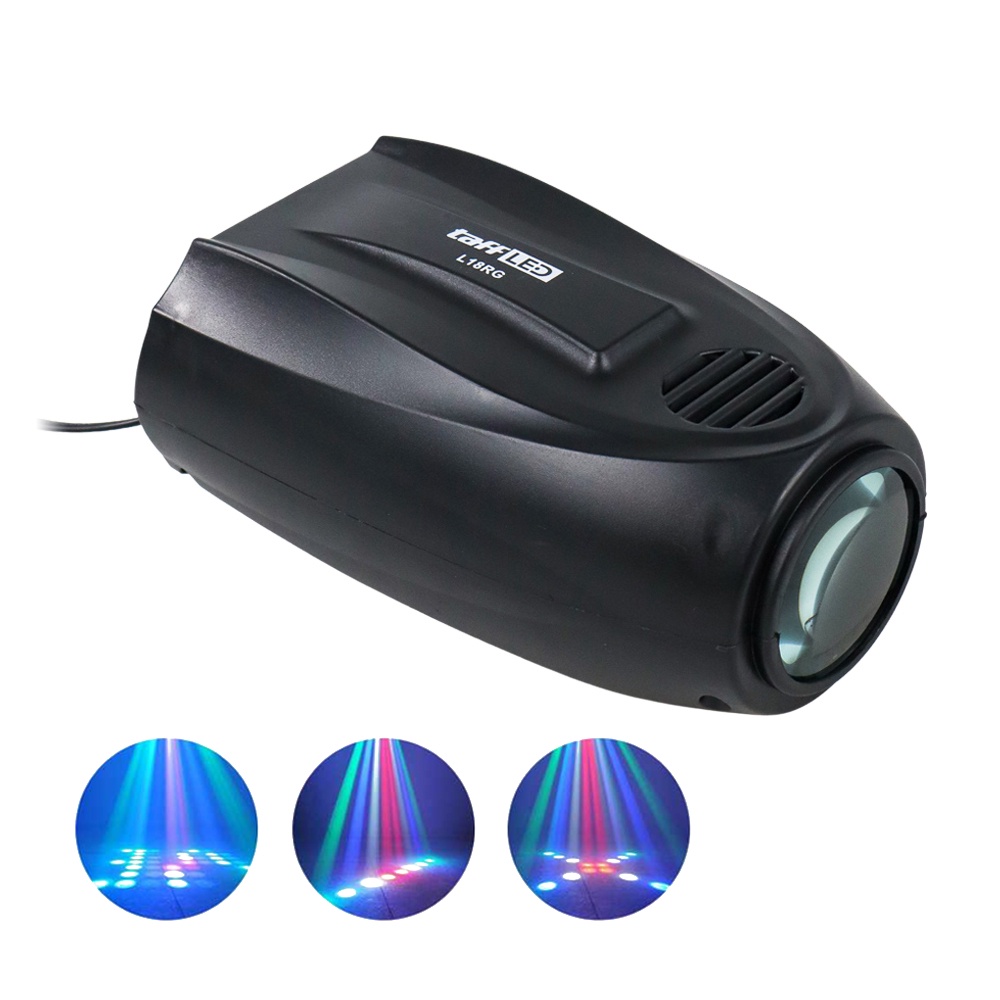 TaffLED Lampu Sorot Laser Panggung untuk Lightning Sound System - Black - OMLL8JBK