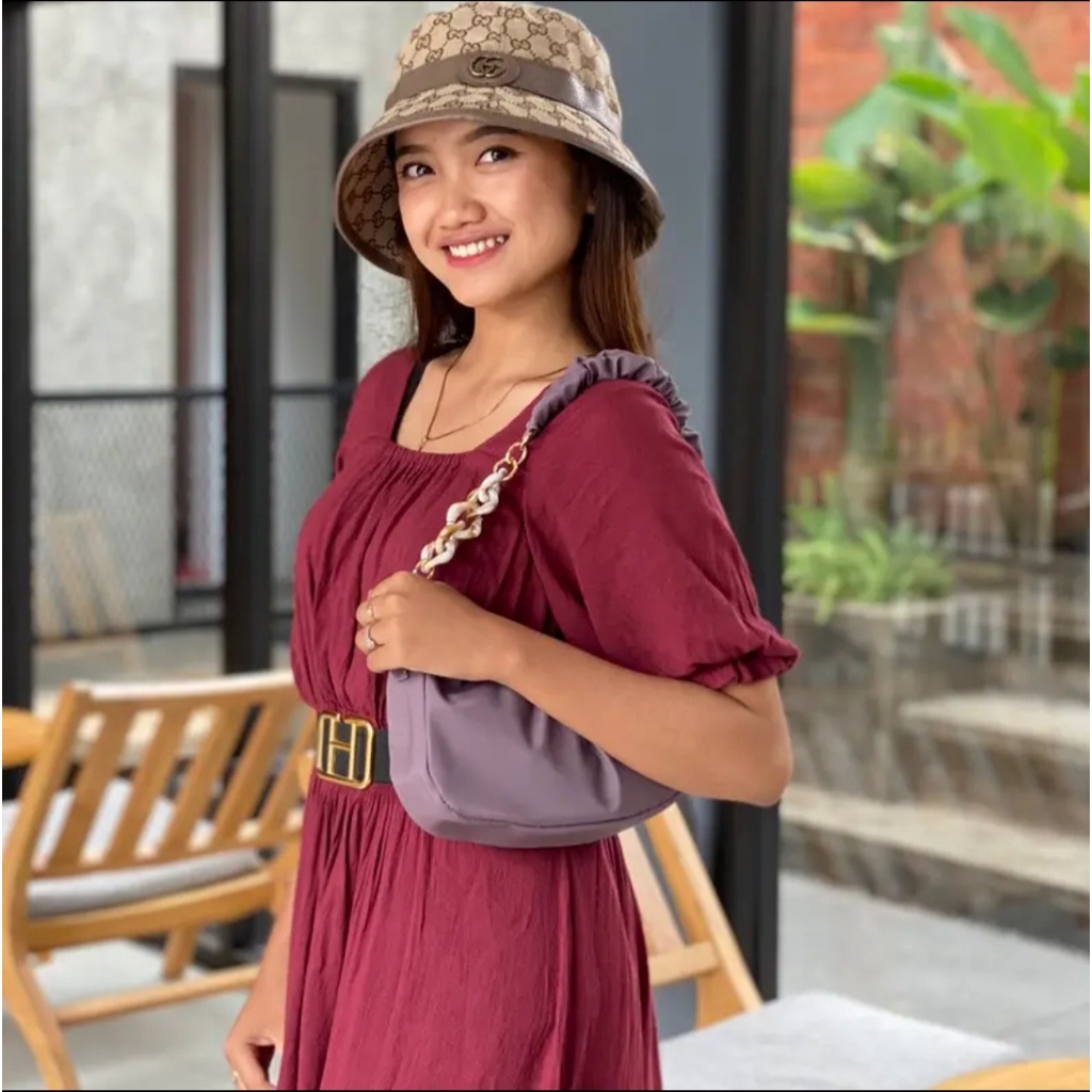 Ailen Tas Slempang Bahu Wanita Shoulder Slingbag Smiley-2