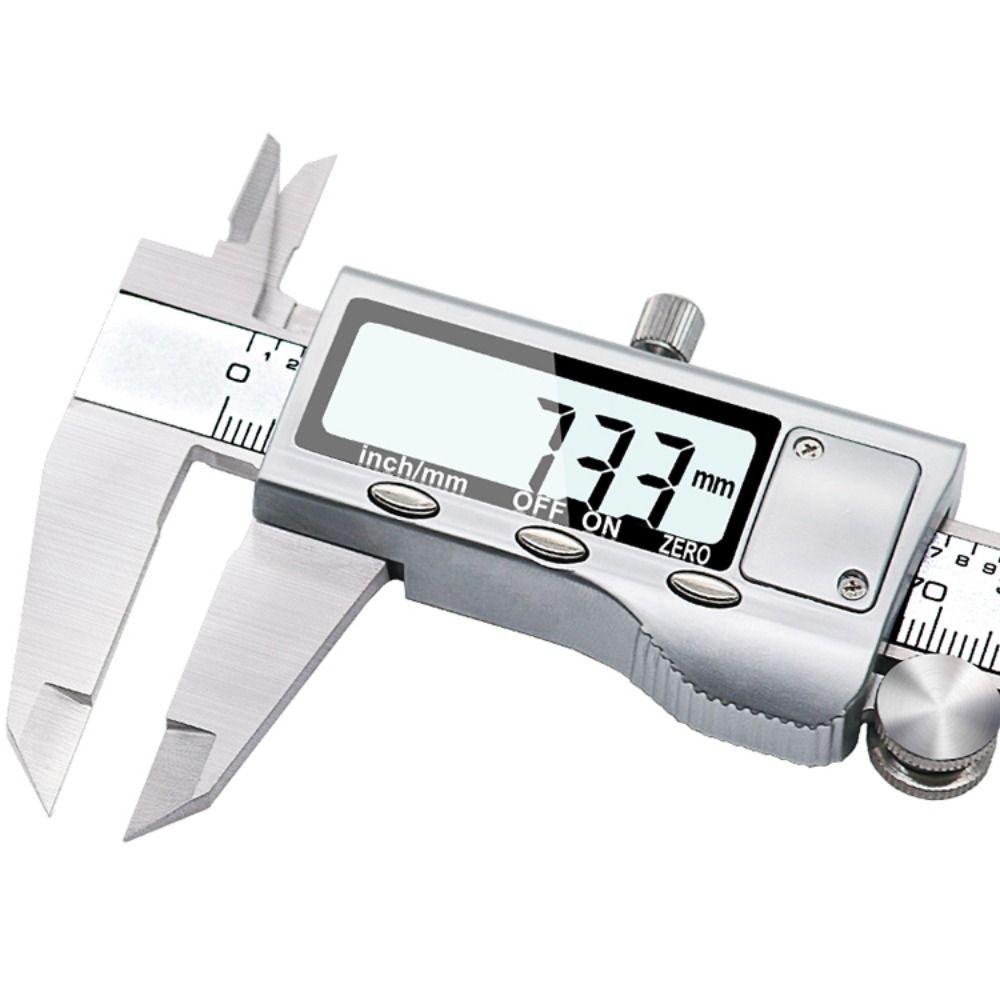 Lanfy Jangka Sorong Digital Elektronik Cas Logam Alat Pertukangan Stainless Steel Micrometer