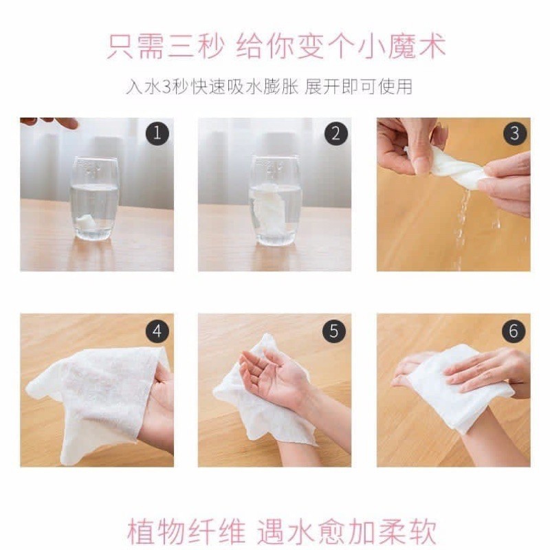 Nama  - Tablet Tissue Handuk Mini Permen Tablet Travelling Kompress Towel