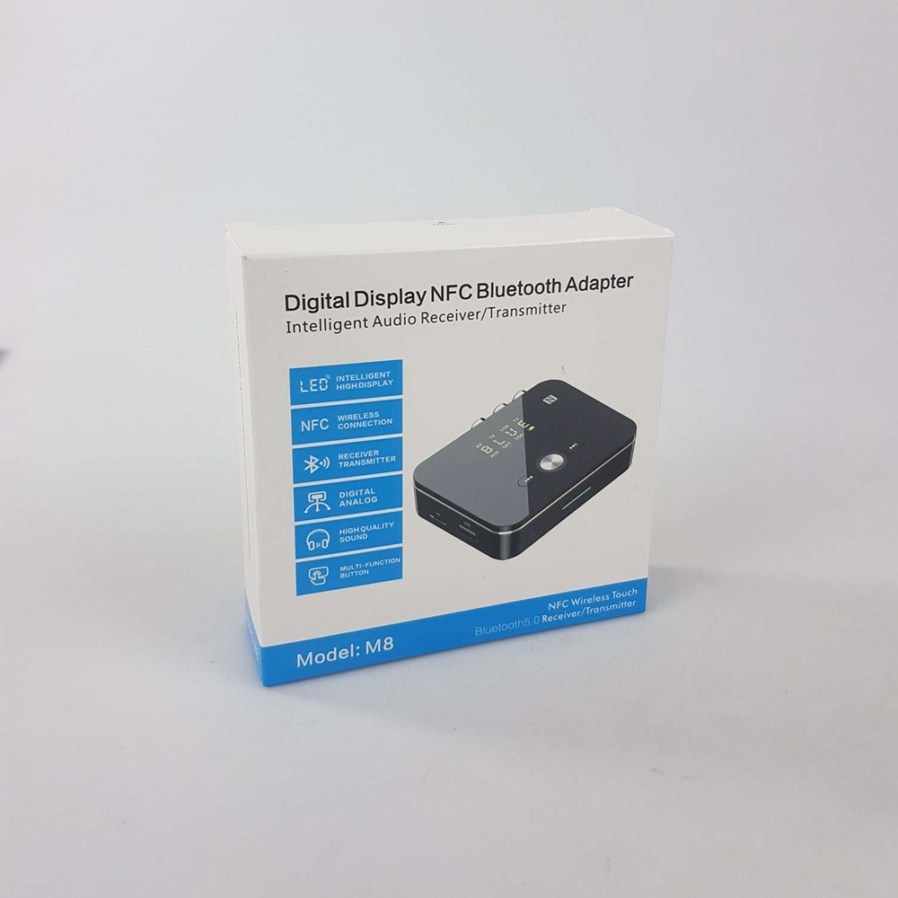 KOTEKSUN Audio TV NFC Bluetooth 5.0 Receiver Transmitter Adapter Coaxial AUX Optical - M8