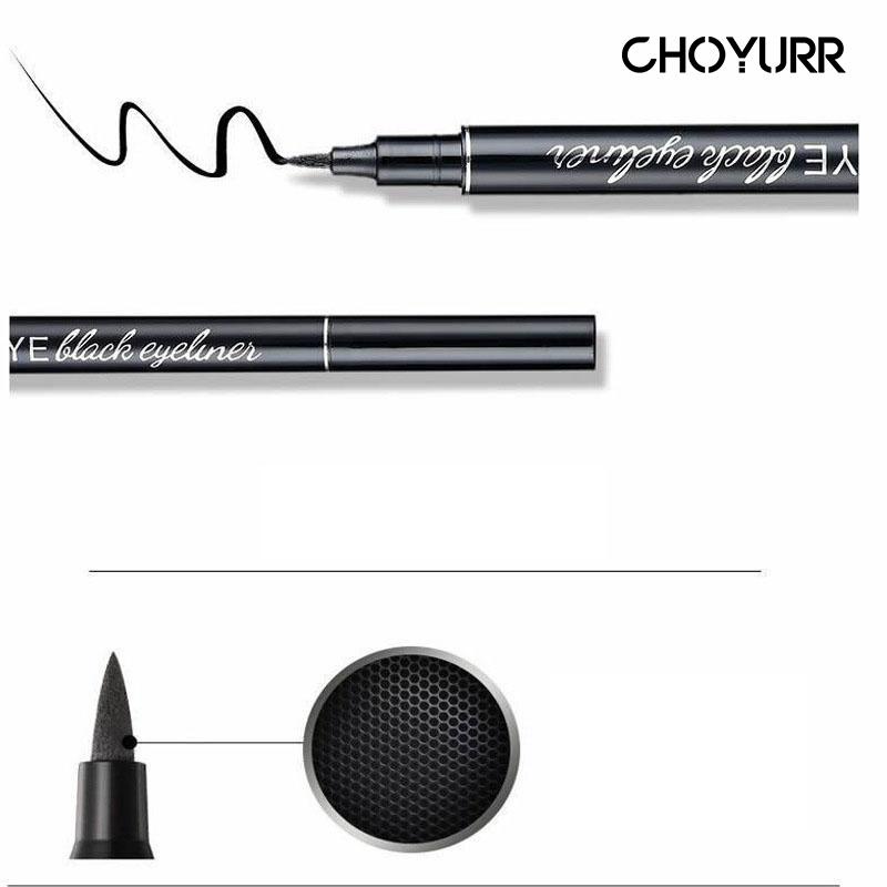 【COD】Eyeliner Waterproff Pensil Alis Cair Warna Hitam Anti Air Pen Pencil Aksesoris Kecantikan Korea Cair Warna Hitam Anti Air Make Up-CH