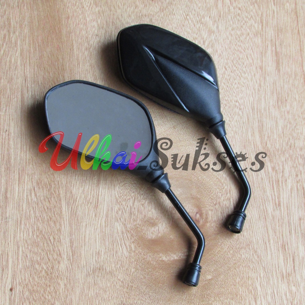 Spion Motor Variasi Model Revo Kaca Bening Datar Hight Quality Standar Original Sparepart Spion Moto