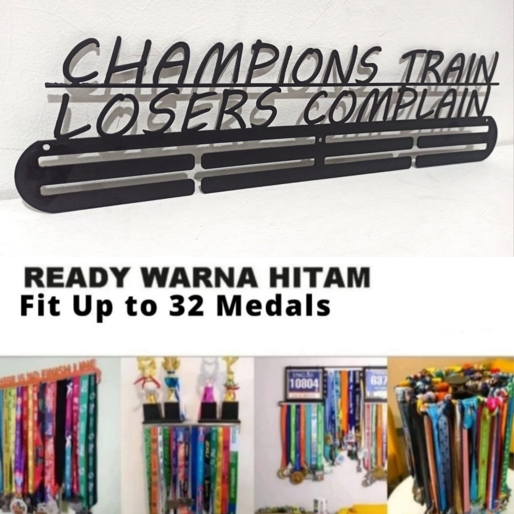 HANGERMEDAL CHAMPIONS TRAIN MEDAL HANGER GANTUNGAN MEDALI