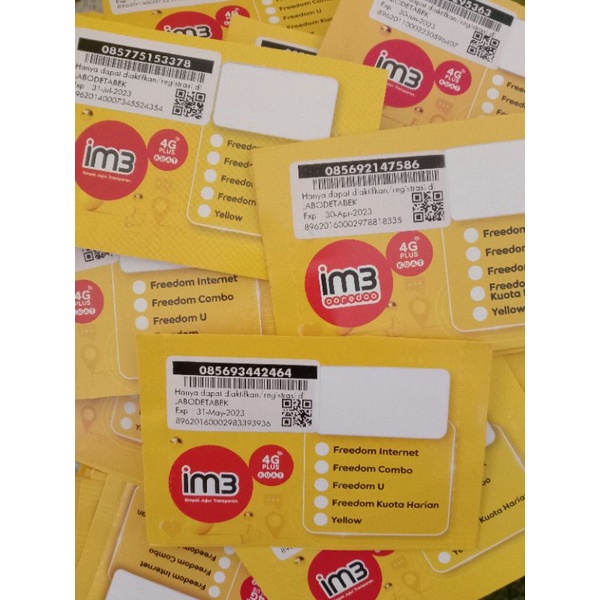 Kartu Perdana acak indosat