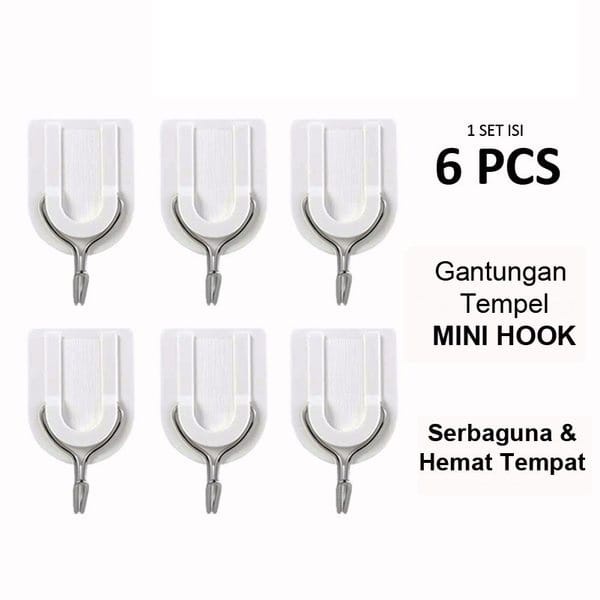 GANTUNGAN HOOK 1 PACK ISI 6 PCS [SWEETSPACE]