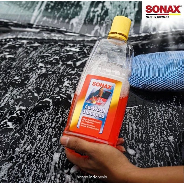 SONAX CARWASH SHAMPOO 1L ORI DIY 314-341 Shampo Cuci Mobil Motor