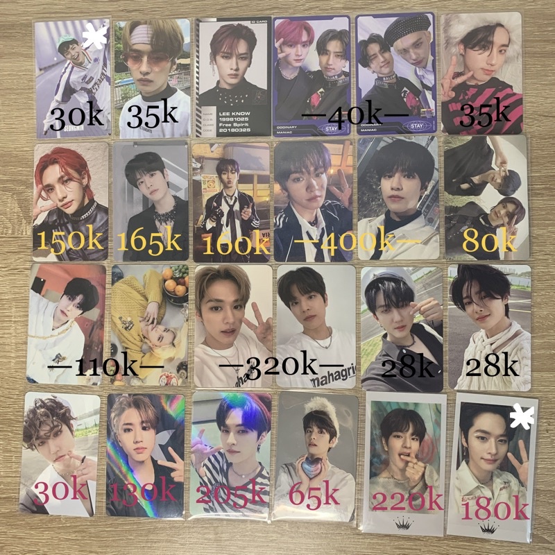 Photocard Stray Kids Seungmin Lee Know Han Hyunjin Changbin I.N i am who imw lino jisung tc minsung 