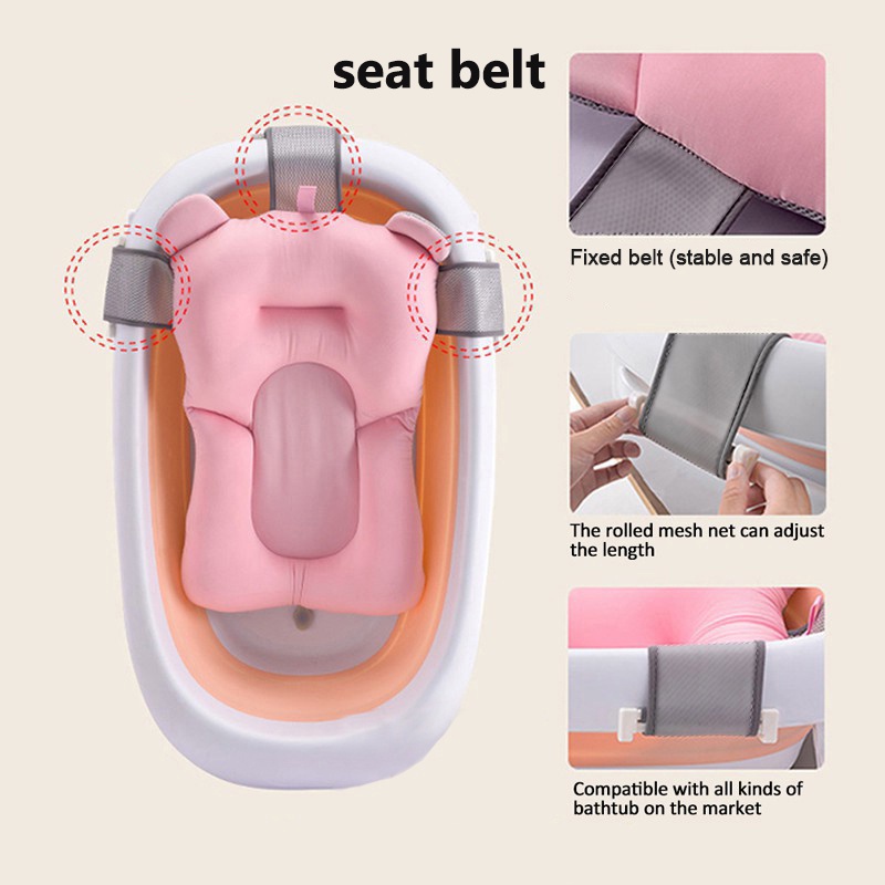⚡bak mandi bayi/bak mandi bayi lipat /bak mandi/bak mandi lipat/bak mandi bayi portable/Silicone Bathtub Folding Baby Portable Bathtub Bay//bak bayi mandi portable bisa di lipat dan praktis//Mandi Bayi Lipat Foldable