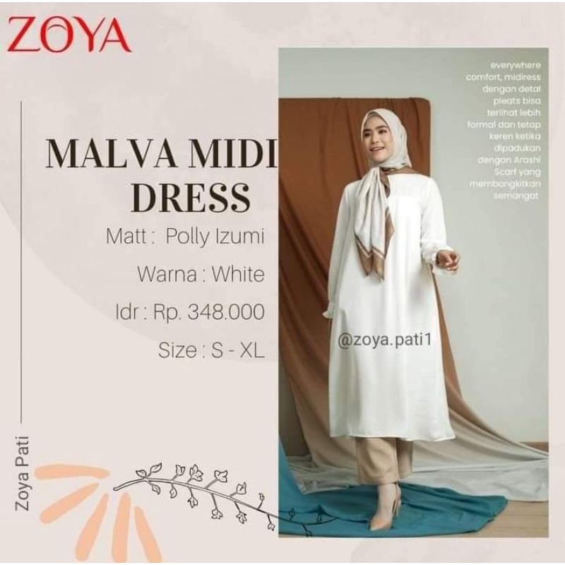 Malvi Midi Dress Zoya Ori