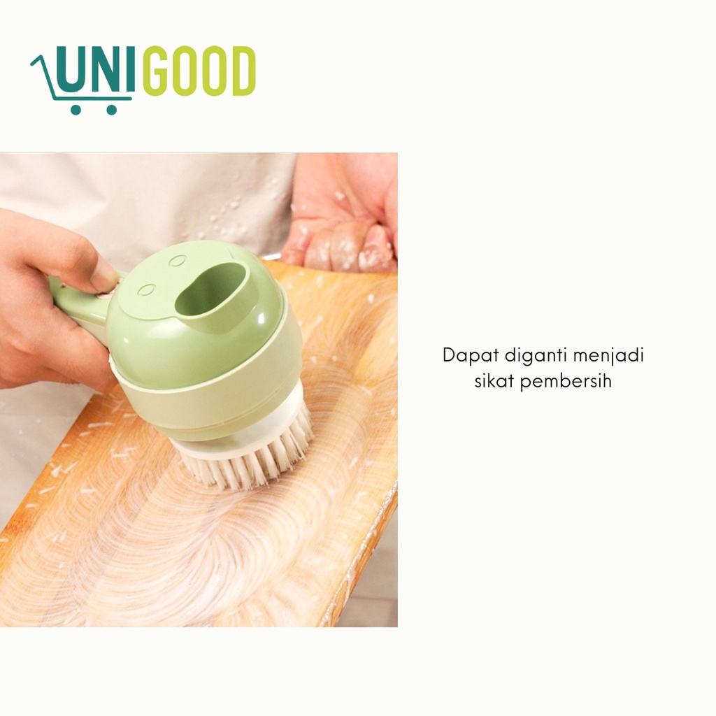 UNIGOOD - 4in1 Portable Vegetable Chopper Blender Wireless Multifungsi