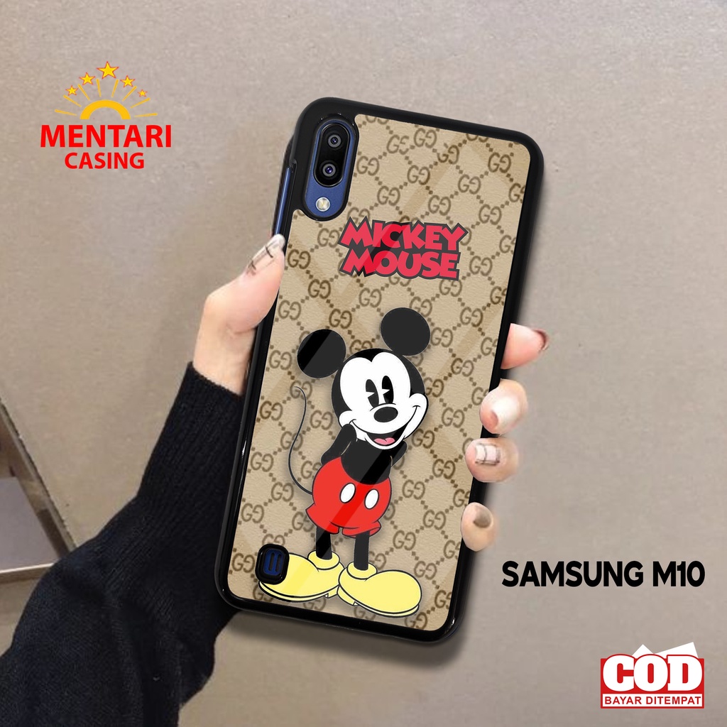 SAMSUNG M10 Case  SAMSUNG M10 MOTIF  [ GC MICKEY ] Mentari Casing SAMSUNG M10 Casing hp Case hp Moti
