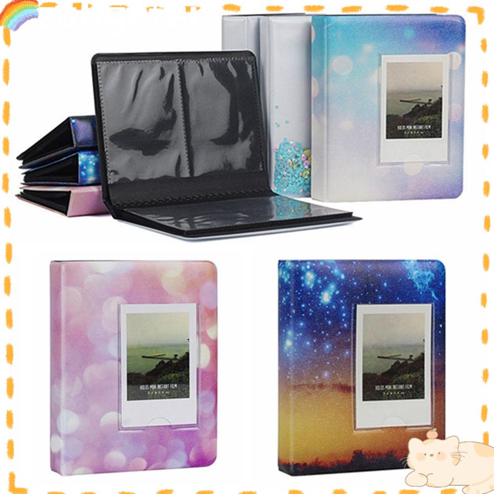 Solighter 64saku Album Foto Indah DIY Holder Gambar Case