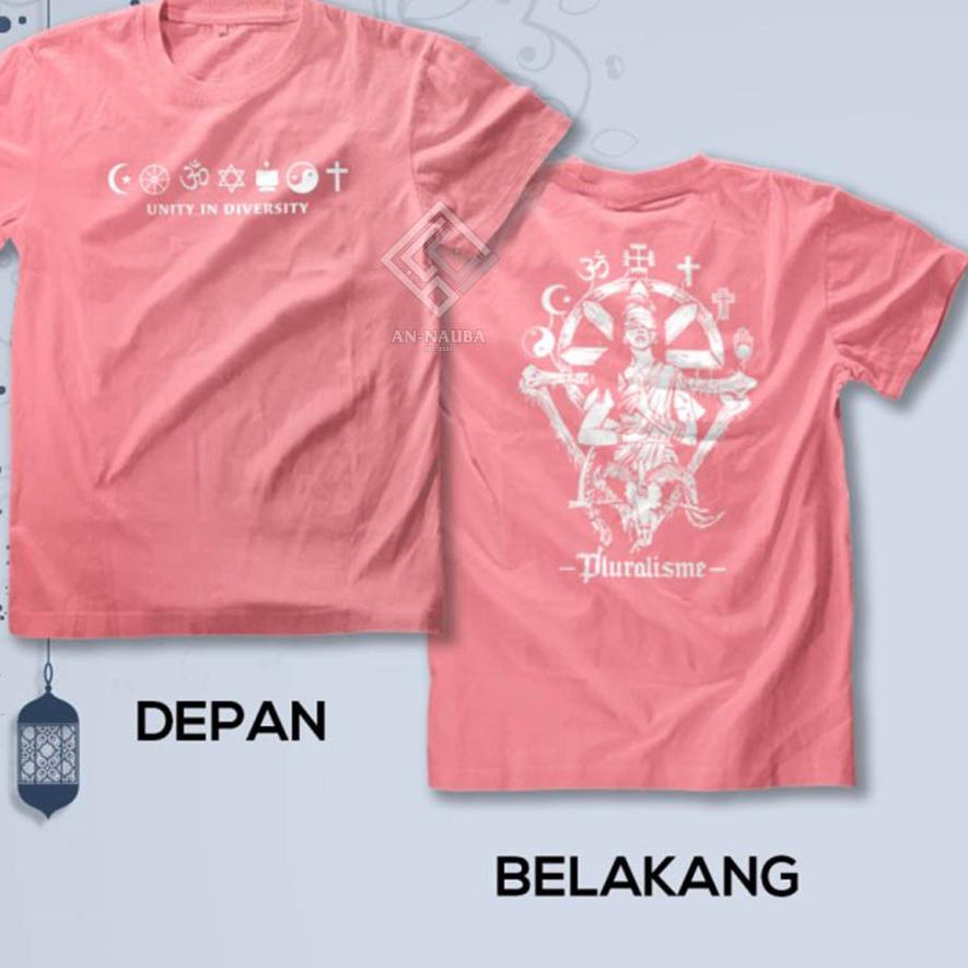 ➭ KAOS PLURALISME BAPHOMET SERIES / Baju Islam Santri Nahdlatul Ulama Gus Dur / Tshirt MLI [AN-6494]