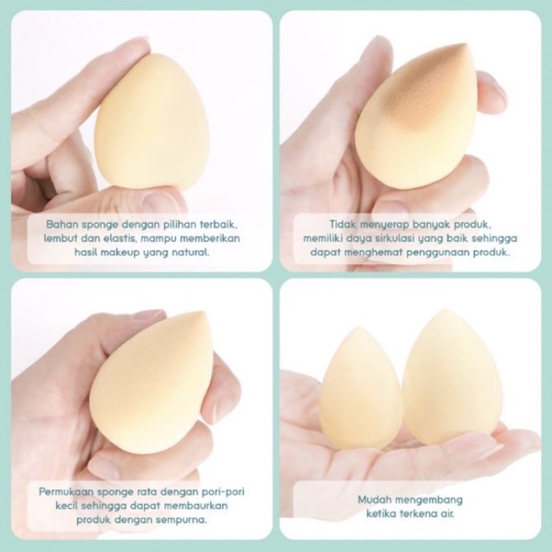 Sponge Make Up Beauty Blender Box isi 4 Pcs Best Quality