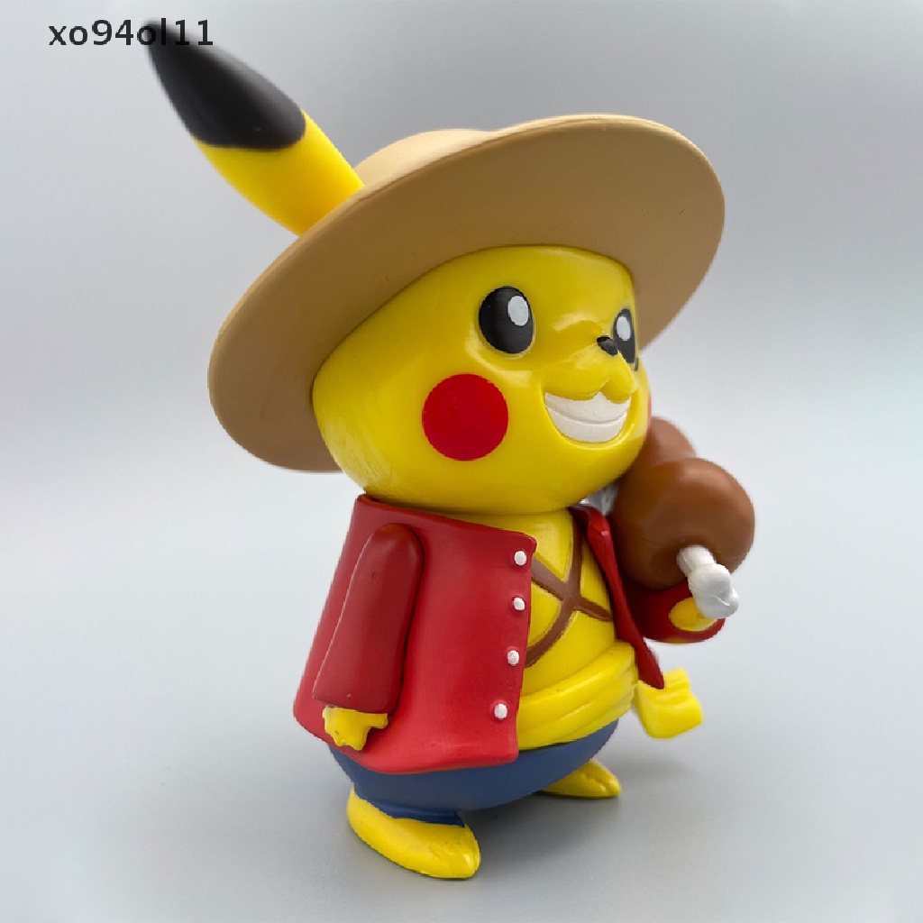 Xo Anime Pokemon Figure Pikachu Cosplay One Piece Luffy Dragon Ball Buu Figure Mainan OL