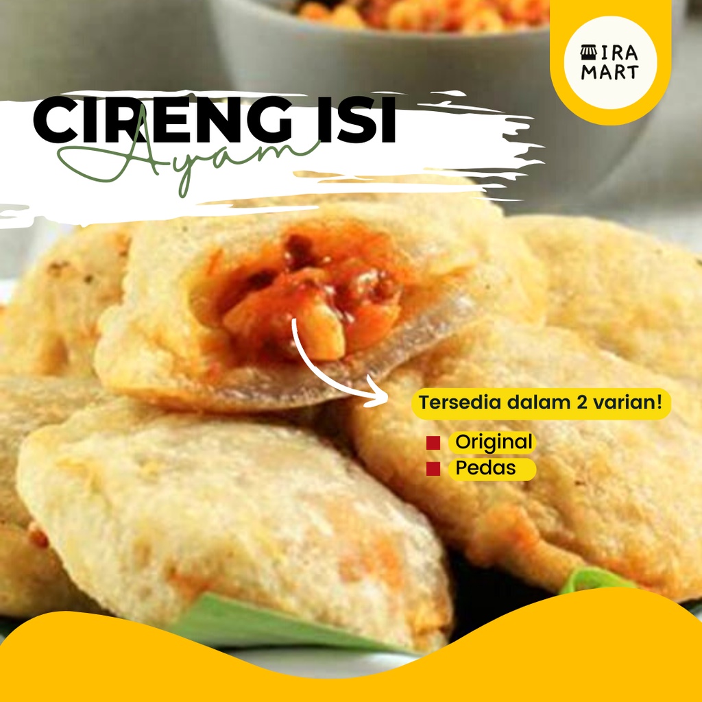 

Cireng isi Ayam Pedas | Cemilan Frozen Food | Ira Mart