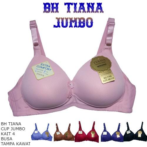 Terbaru BH Tiana Pola Pori Cup Jumbo  D-E 1780 Bra size 42-48 Bisa Bayar Ditempat COD