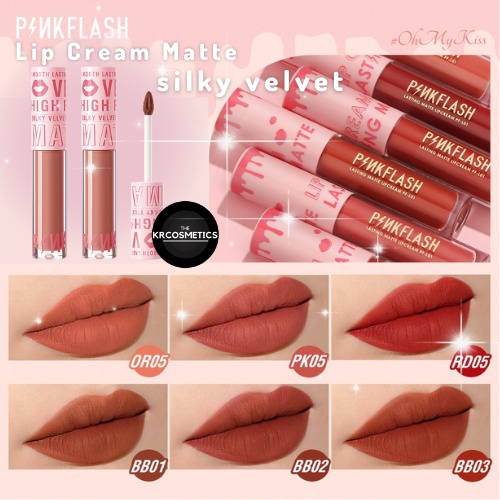 PINKFLASH Pink silky Velvet Matte Lip Cream 2,3 gr