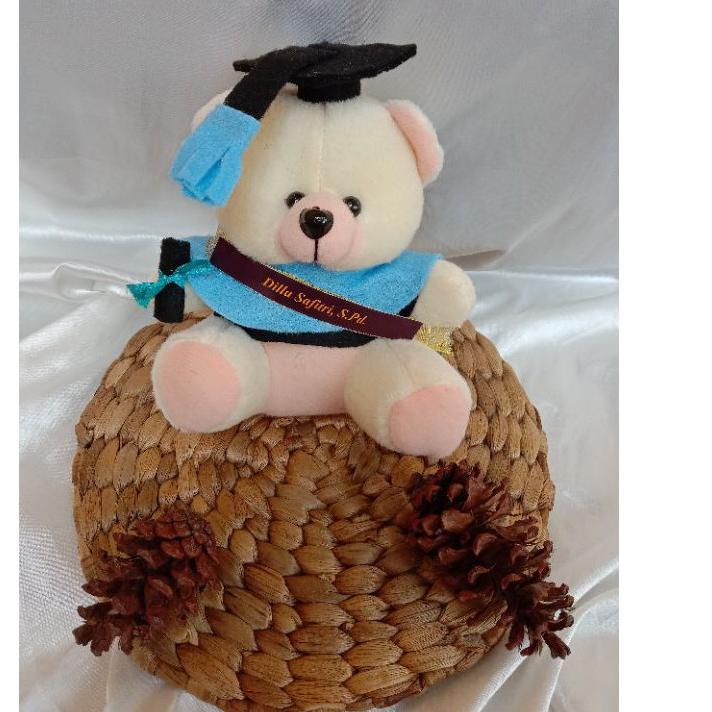

Ready Boneka Wisuda/Graduation mini Uk 13cm cocok untuk isian hampers/Bucket