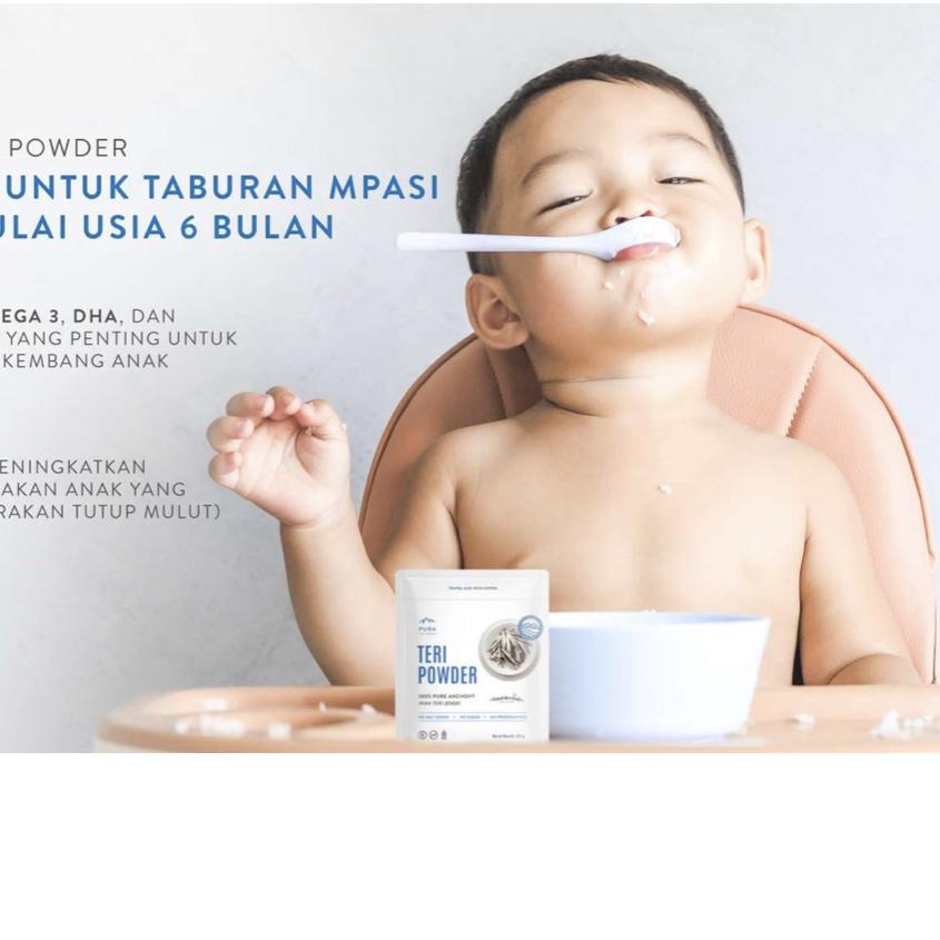 

RR4♕ ￼PURA Ancovy POWDER BUBUK TERI NASI 22 GRAM / kaldu tabur mpasi crystal Kirim Langsung