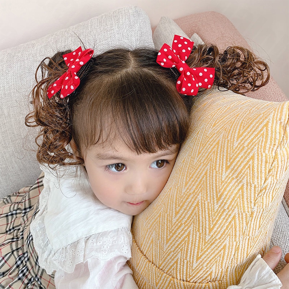 Halo Baby 2pc/Set Jepitan Wig Anak Terbaru/Jepit pasangan rambut anak lucu