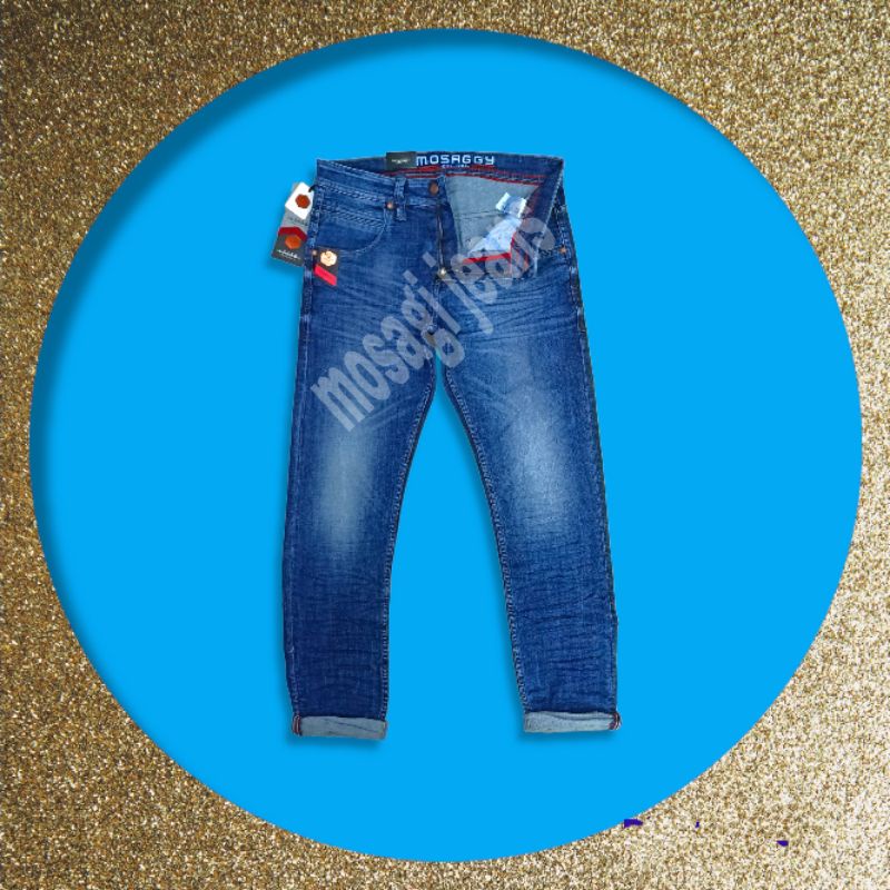 CELANAPANJANG JEANSPRIA STREETS MOSAGGY RINGKEL PERMANEN DENIM