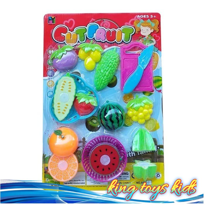 NEW / Mainan Buah Potong / Buah Potong Mainan / Mainan Buah Potong Anak