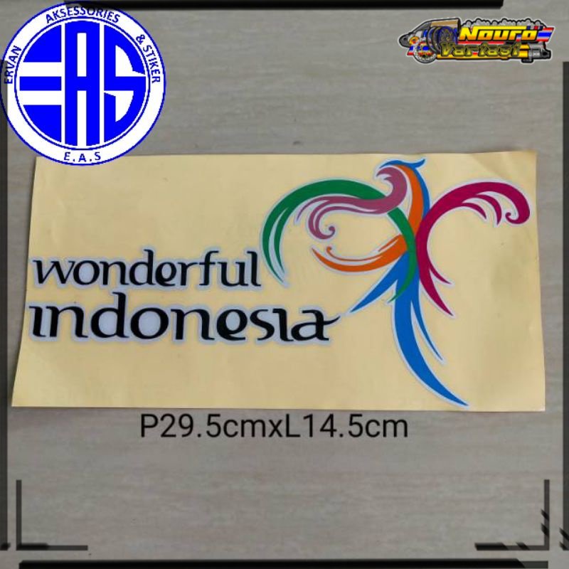 

stiker cutting wonferfull indonesia