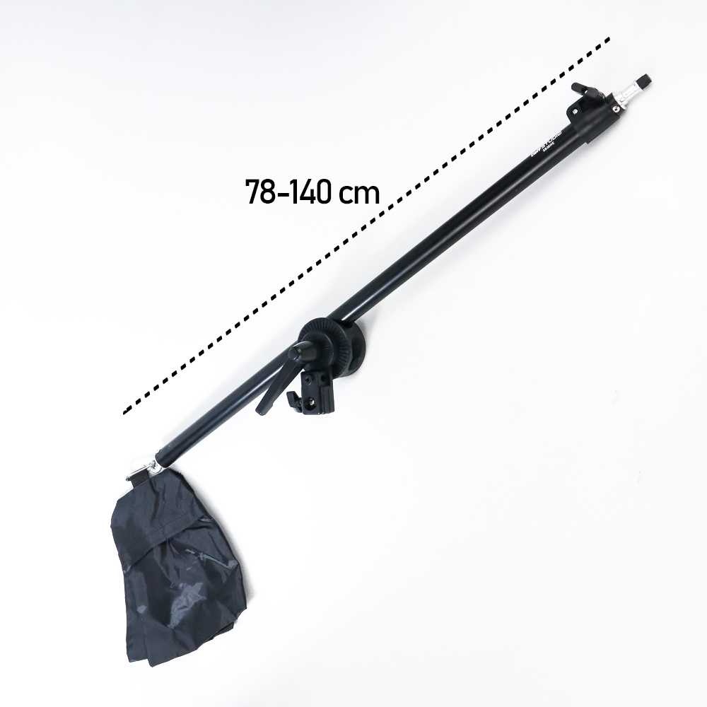 ( 100% BARANG ORI ) TaffSTUDIO Video Boom Arm Stand Bracket Lampu Foto Studio - SB36WE