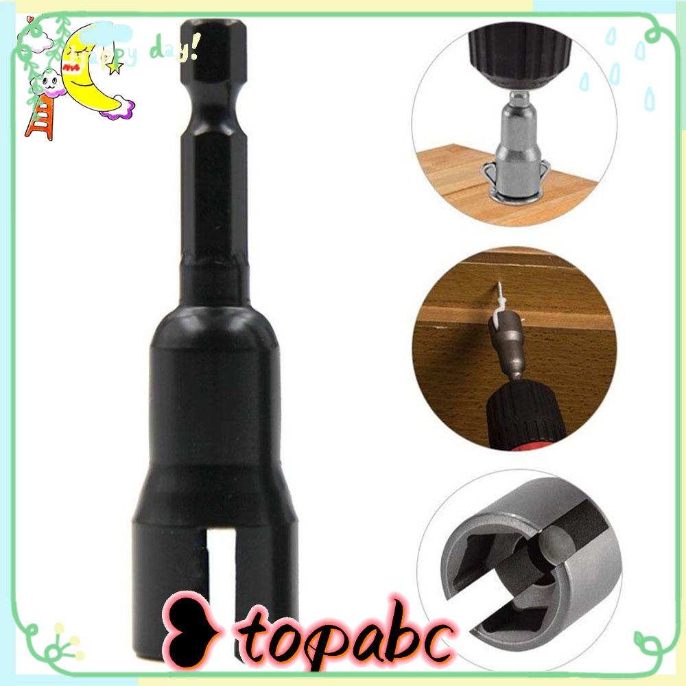Top Butterfly Bolt Socket Anti Karat Kunci Pas Konversi Socket Hexagonal Shank Socket Adapter Nut