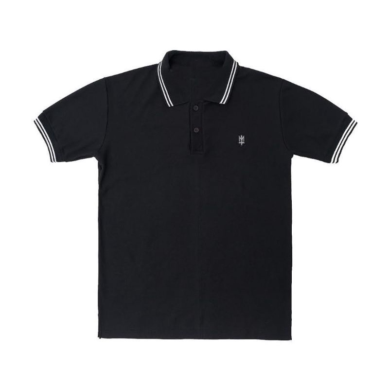 Maternal disaster Polo-Shirt White black