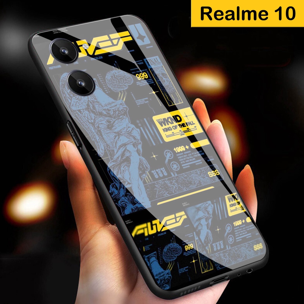Softcase Glass [S119] REALME 10 4G - casing pelindung - REALME 10 4G - pelindung handphone - REALME 