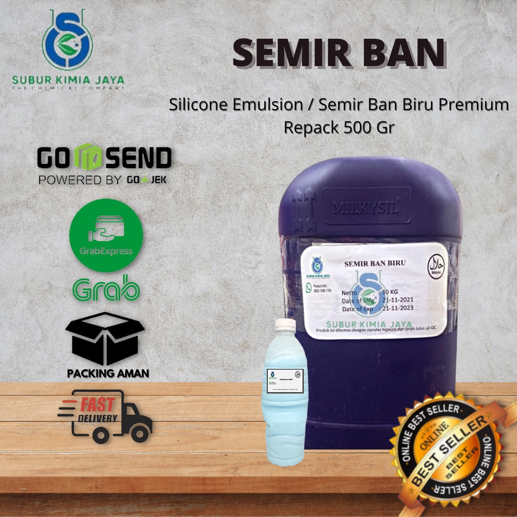 

Semir ban / Silicon emulsi biru 500 GR Premium