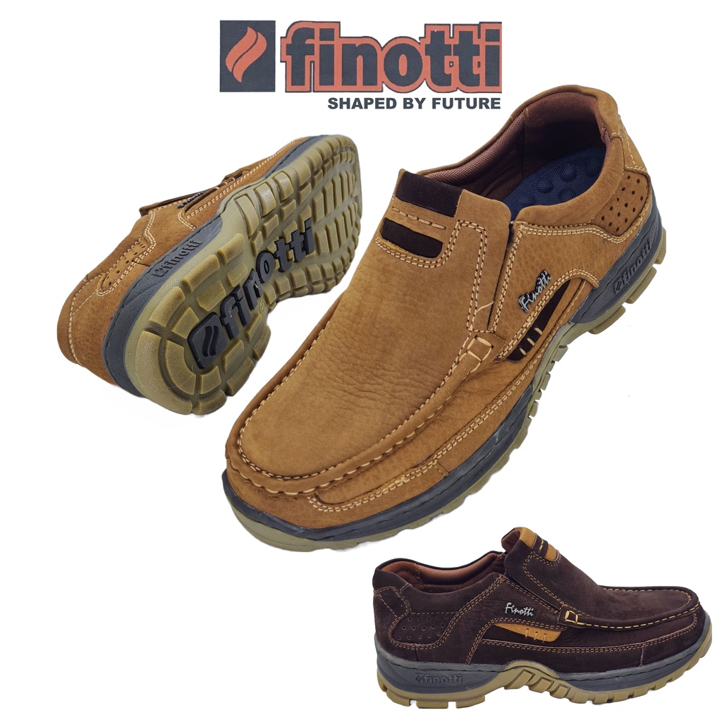 Sepatu kulit asli FN17-03 Finotti