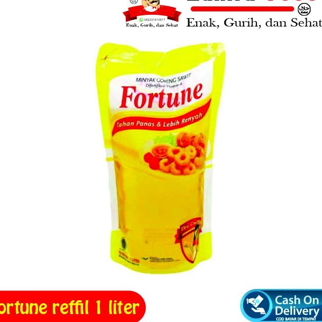 

ェ Minyak Goreng Fortune Refil 1 Liter Pouch Original dijamin aman ㅿ