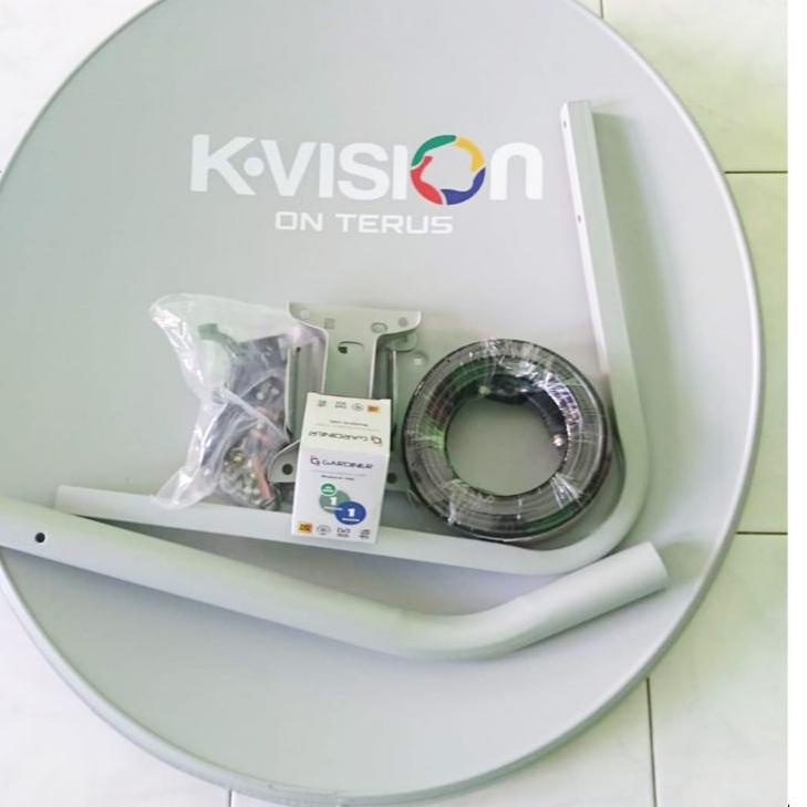 Big Sale Antena k-vision 60cm lengkap tanpa receiver