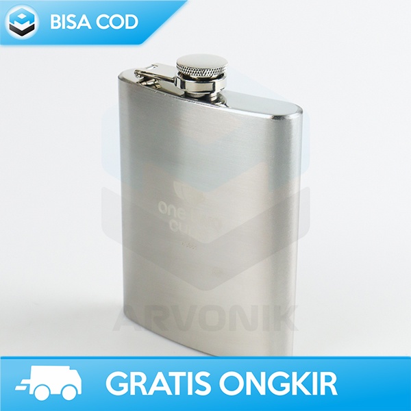 BOTOL WINE BIR 8 OZ TEMPAT MINUM UNIK ONETWOCUPS 236ML HIP FLASK MS351