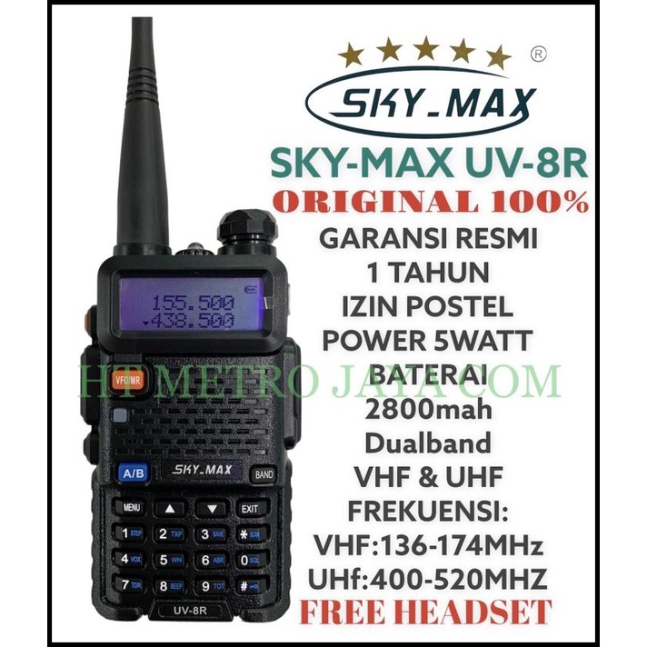Promo Ht Sky Max Uv8R