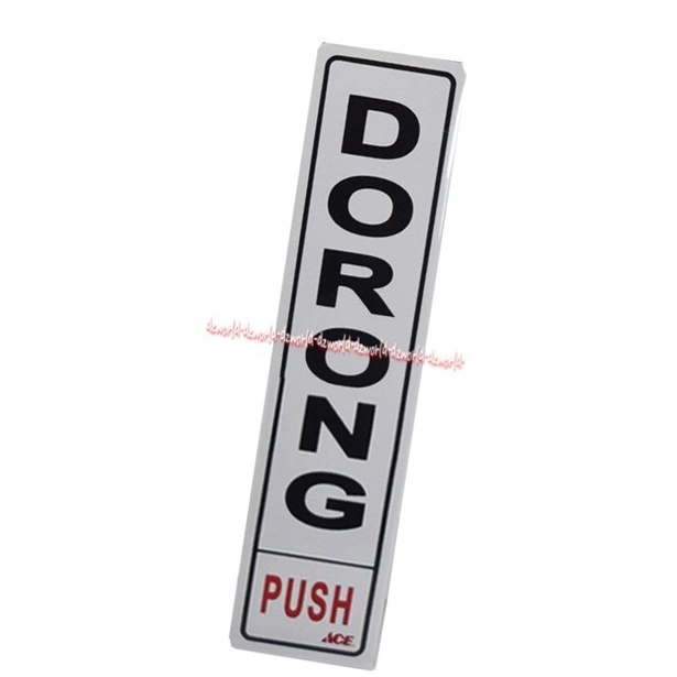 Kris Stiker Dorog Stiker Push Tarik Sticker Dorong Cocok Untuk Pintu Kamar Kamar Mandi Toilet Arahan Pemberitahuan Petunjuk Mudah Diaplikasikan Stikers Puss Door Krisbow Ace